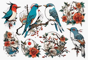 bird, cannot change tattoo idea
