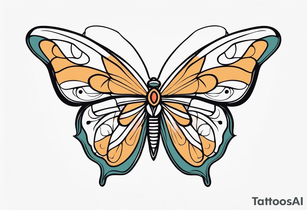 butterfly tattoo idea