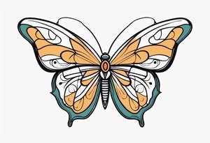 butterfly tattoo idea