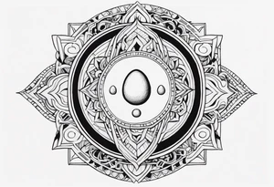 sternum tattoo for a woman
Mesoamerican themes like the sun and moon 
Ouroboros snake wrapped around an Orphic egg inside of a mirror tattoo idea