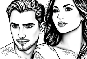 Give me an idea for couples tattoo idea