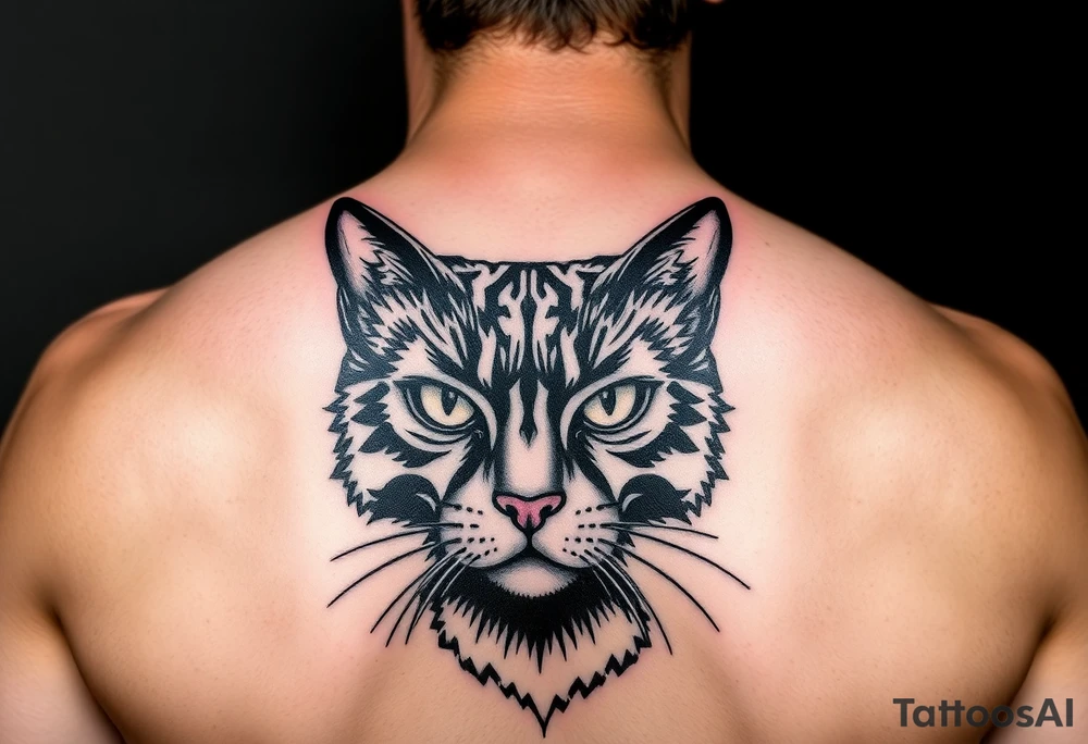 Black Cat tattoo idea