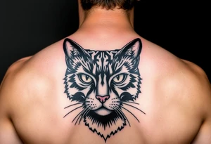 Black Cat tattoo idea