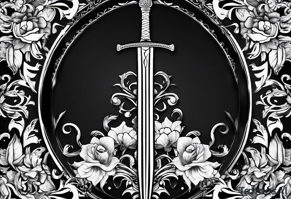 Zulifqar sword tattoo idea