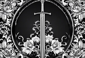 Zulifqar sword tattoo idea