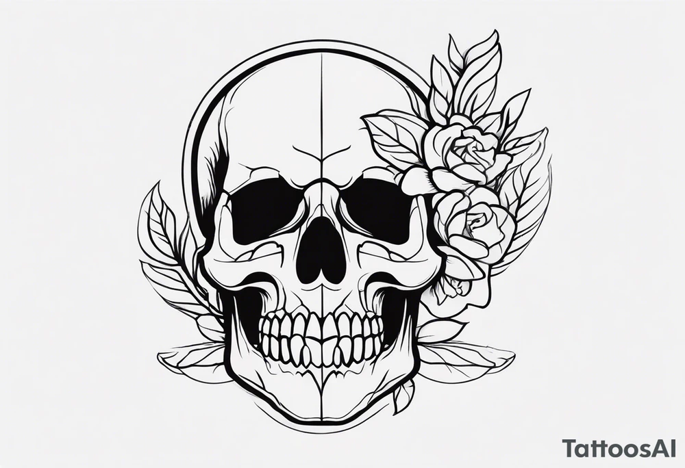 skull tattoo idea