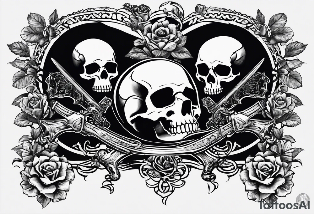 No roses or skulls. back tattoo with the word momento mori included plus two hands coming together. One skeleton the other real. would also like a sword/something similar going down my spine tattoo idea