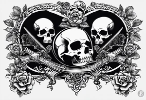 No roses or skulls. back tattoo with the word momento mori included plus two hands coming together. One skeleton the other real. would also like a sword/something similar going down my spine tattoo idea