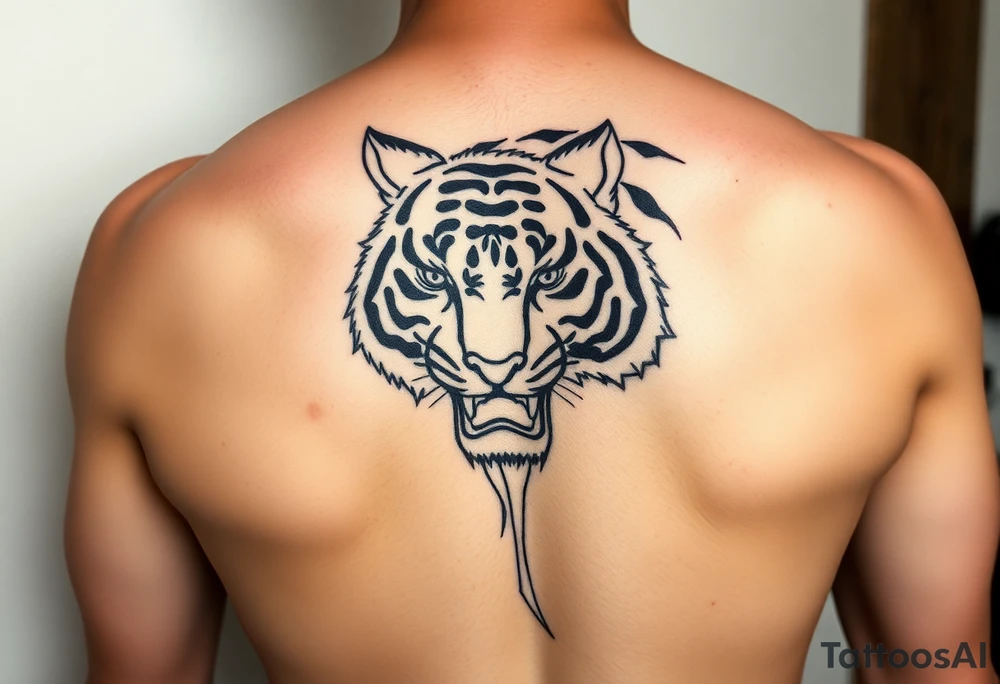 Sak Yant tattoo tiger tattoo idea