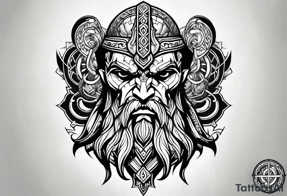 God of war emblem tattoo idea