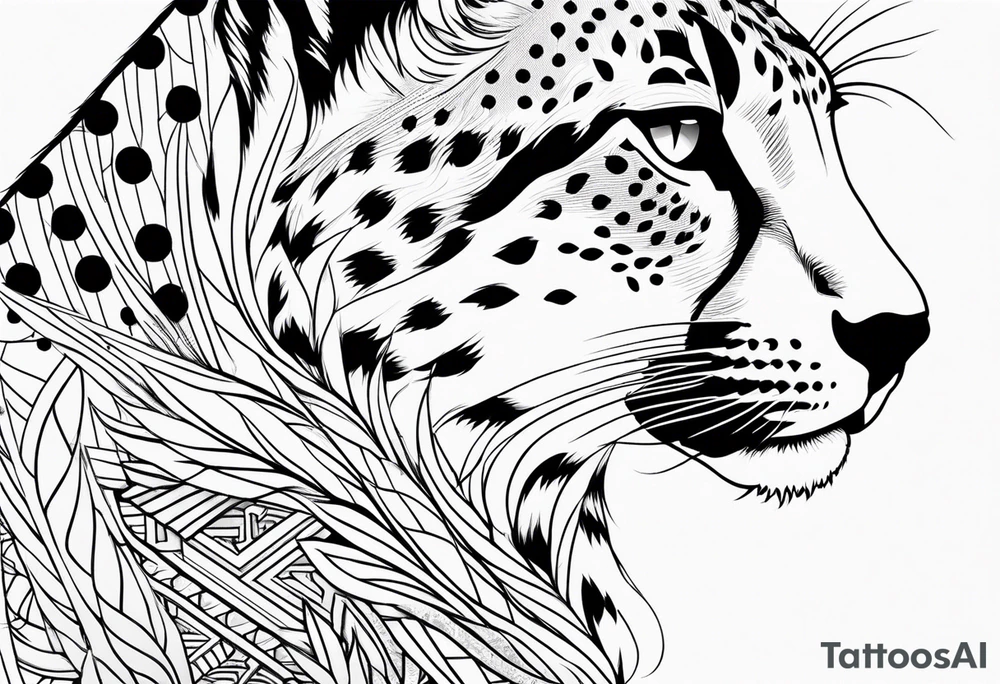 Virgo cheetah tattoo idea