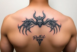 First appearance of Dante Mikha'el in hell tattoo idea