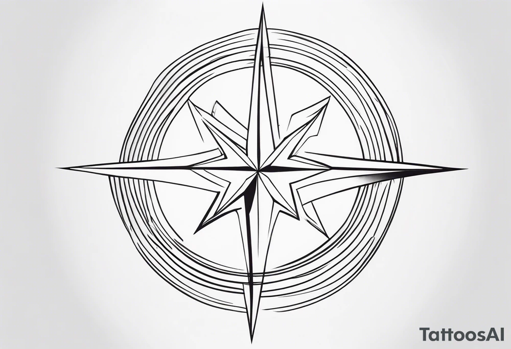 Morning star whip tattoo idea