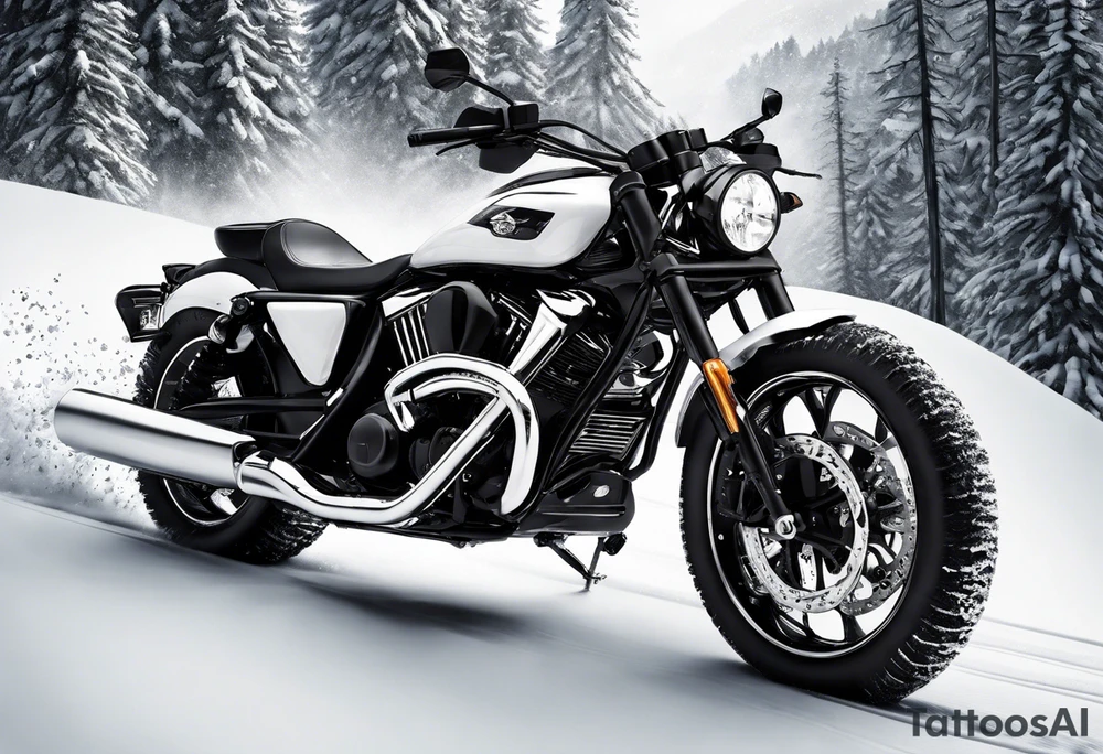 Snow go racing tattoo idea