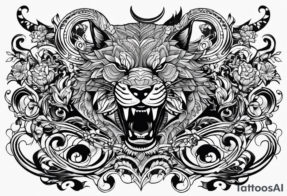Schwarze seeschlange tattoo idea
