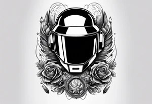 daft punk zrh tattoo idea