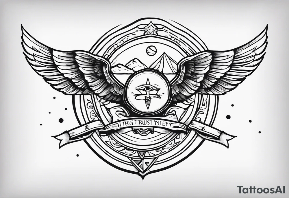 I trust and rely myself tattoo idea