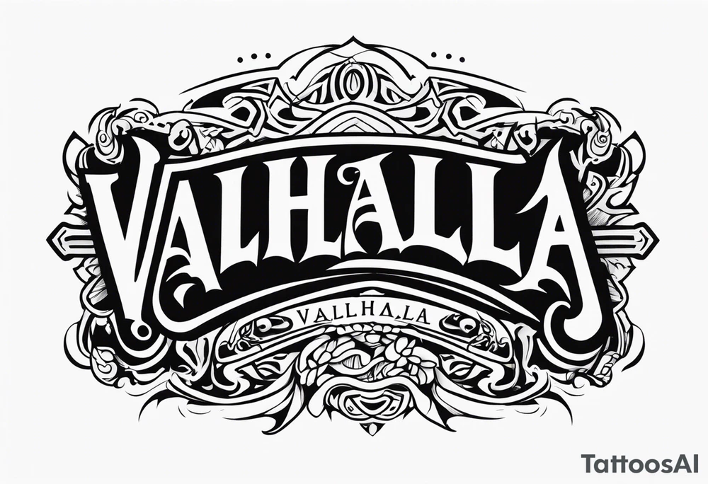 Valhalla tattoo idea