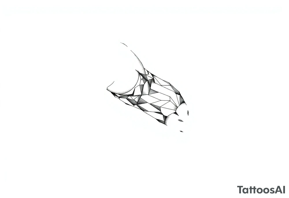 geometric tattoo idea