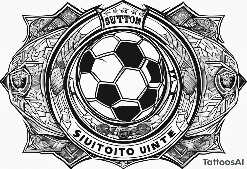 football, Sutton United tattoo idea