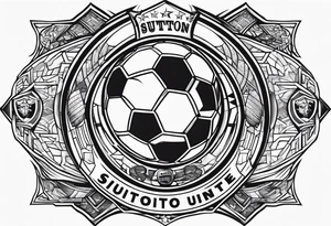football, Sutton United tattoo idea
