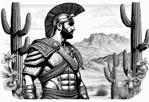 Gladiator , saguaro tattoo idea