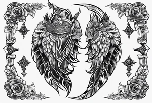armor plates tattoo idea