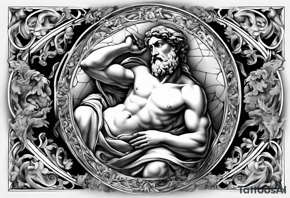 the creation by michelangelo tattoo idea