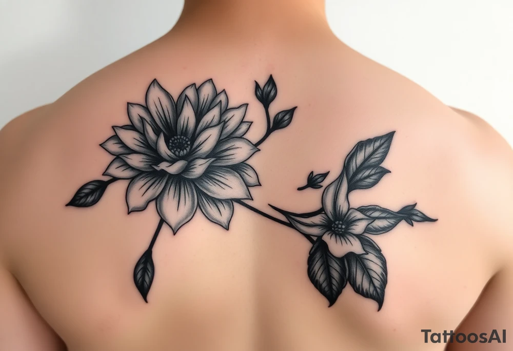 Chrysanthemum flower Cosmo flower snow drop flower tattoo idea