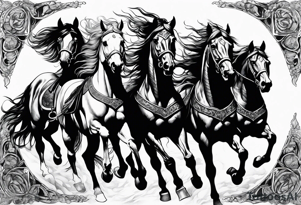 Four horsemen tattoo idea