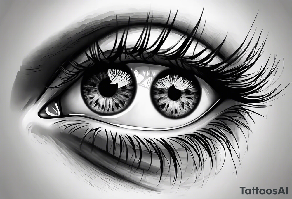 Realistic Eye tattoo idea
