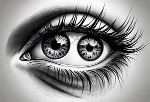 Realistic Eye tattoo idea