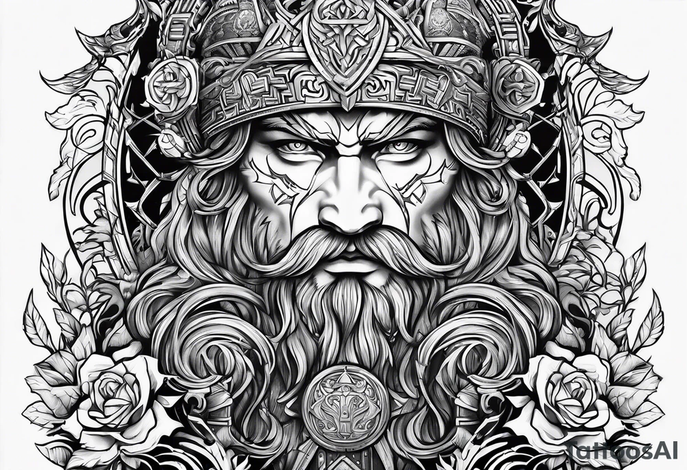 Lighting hammer tattoo idea