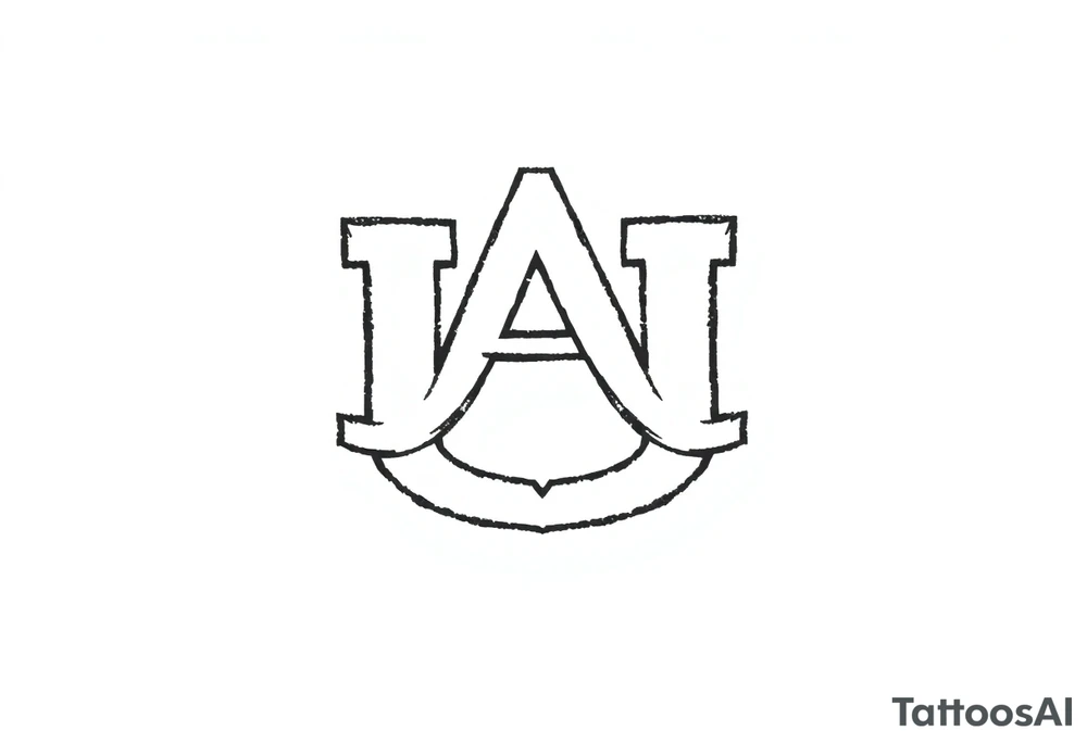 Auburn symbol tattoo idea