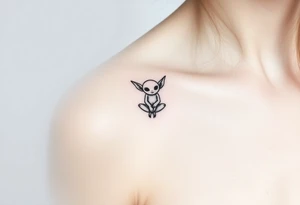 Tiny goblin tattoo idea