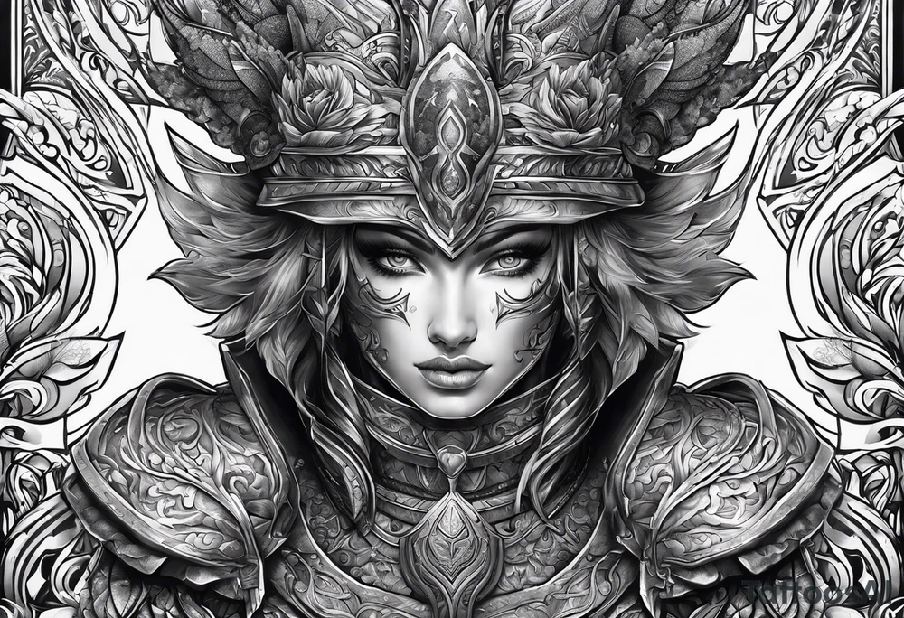 Armor tattoo idea