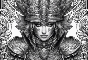 Armor tattoo idea