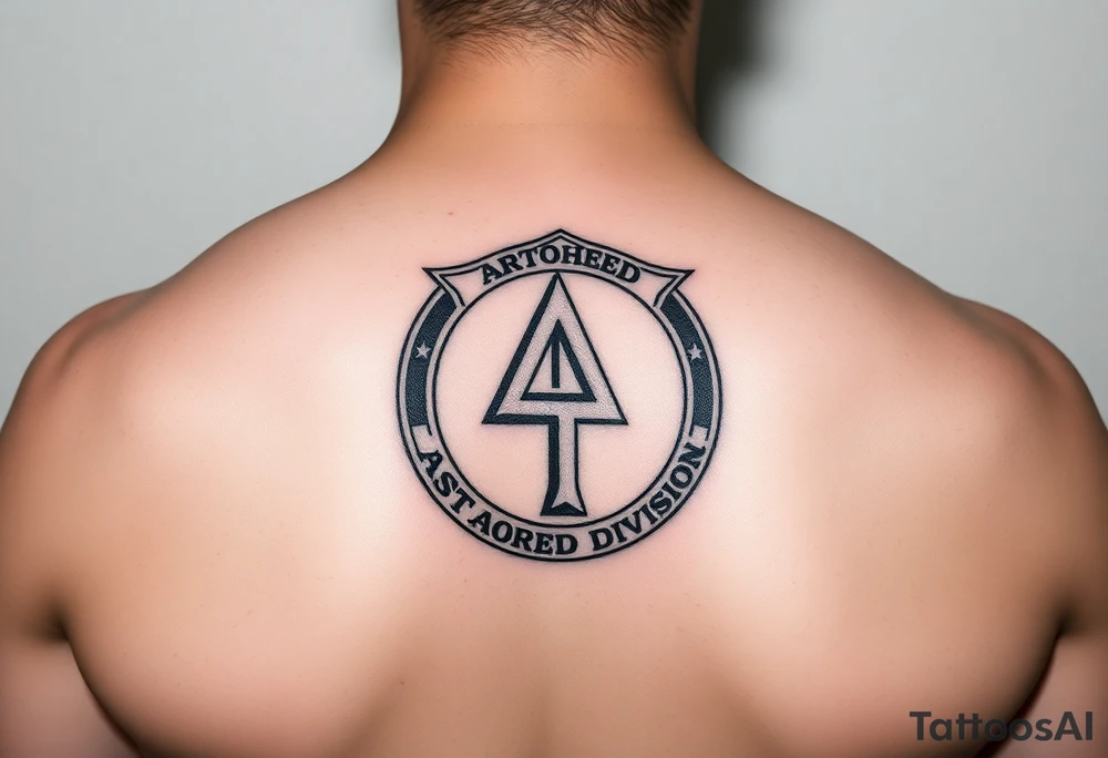 1st Armored Division patch tattoo idea