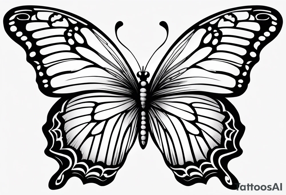 butterfly tattoo idea