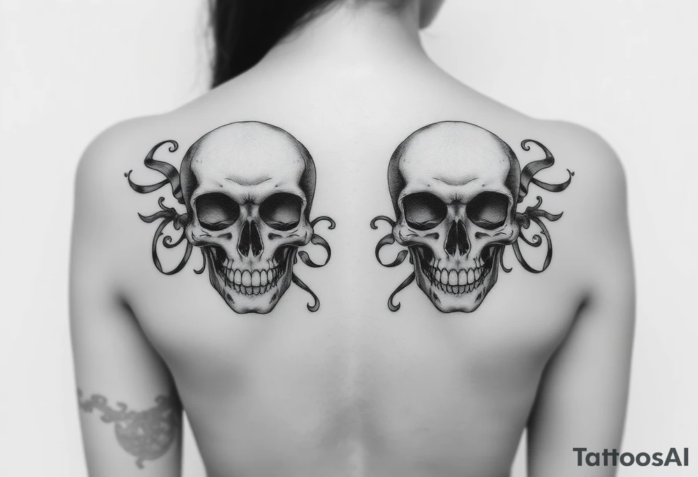Skulls tattoo idea