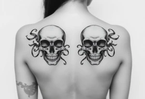 Skulls tattoo idea