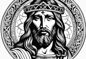 jesus tattoo idea