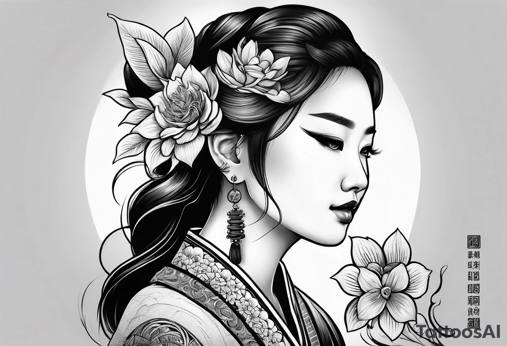 Traditional Vietnamese tattoo idea