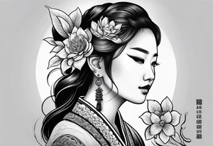 Traditional Vietnamese tattoo idea