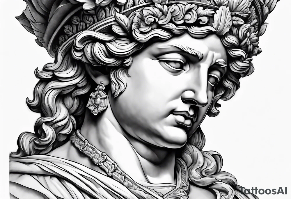 Baroque statue Greek Roman tattoo idea