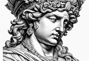 Baroque statue Greek Roman tattoo idea
