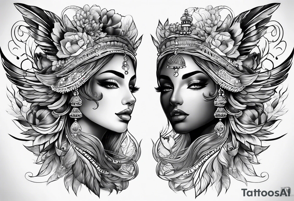shoulder tattoo half sleeve tattoo idea