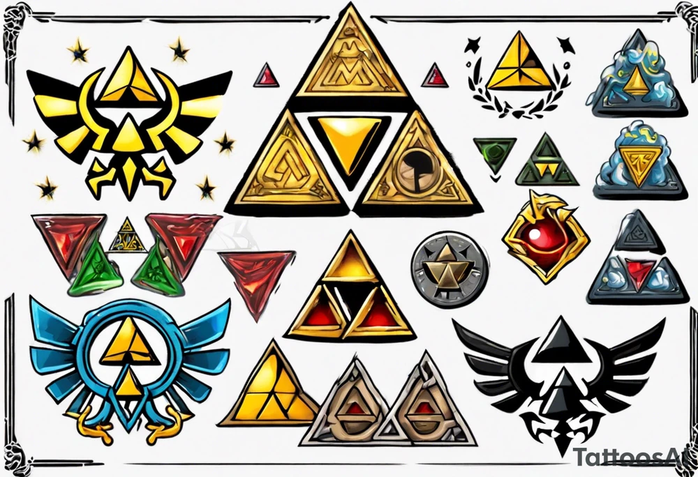 triforce tattoo idea