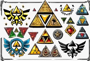 triforce tattoo idea