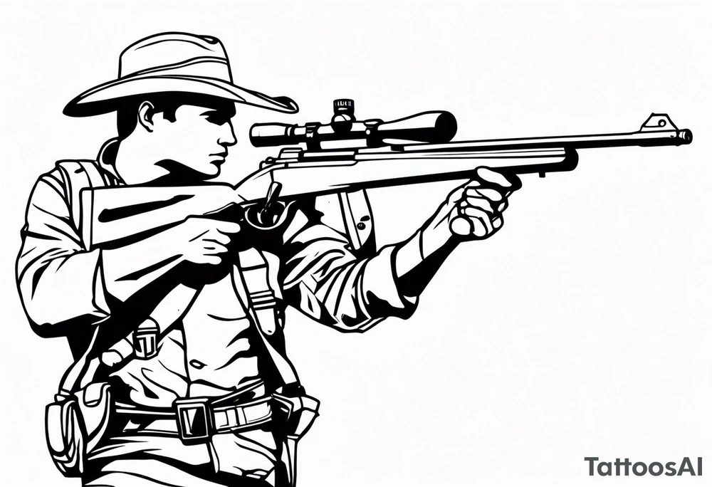 Minuteman with rifle tattoo idea